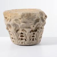 Carved Stone Corinthian Column Capital, 11.5Dia - Sold for $3,328 on 11-16-2025 (Lot 801).jpg